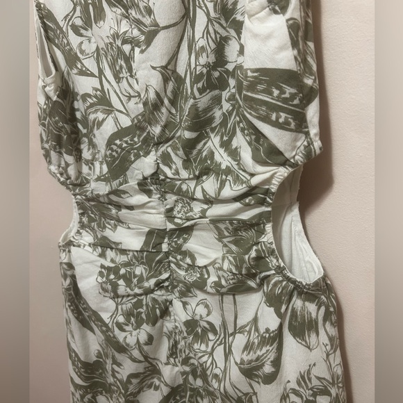 Abercrombie Stretch Sateen Mini Dress w Cutouts - Size Small TALL - Picture 6 of 9